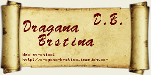 Dragana Brstina vizit kartica